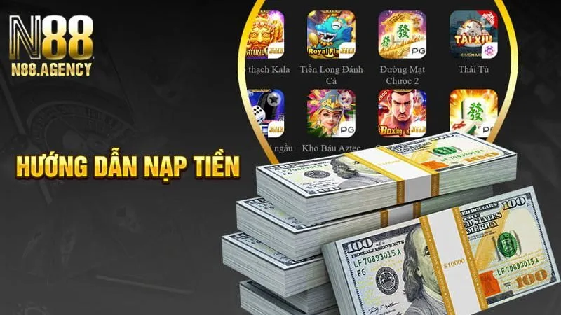 Hướng dẫn gửi tiền vào tài khoản cổng game N88
